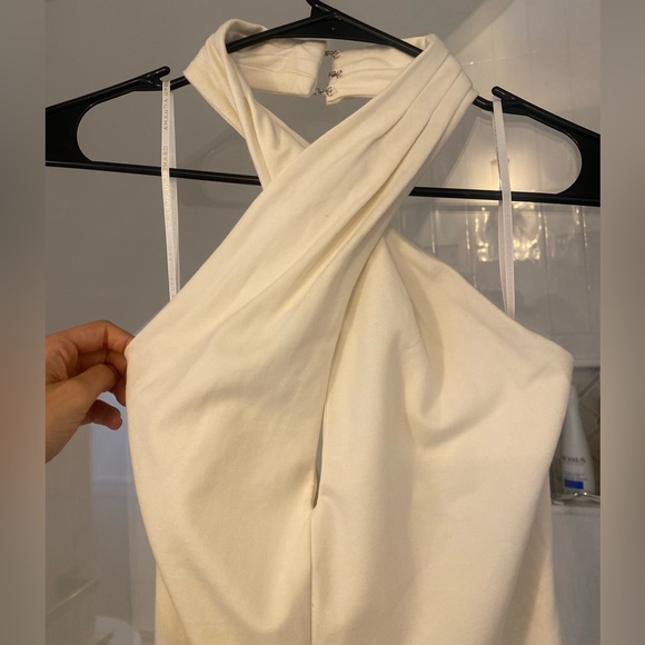 Amanda Uprichard White BodyCon Halter - Picture 9 of 9